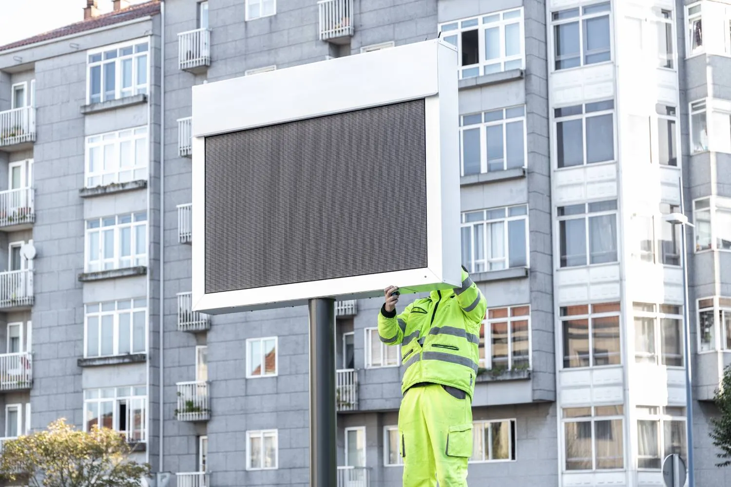 sign installation